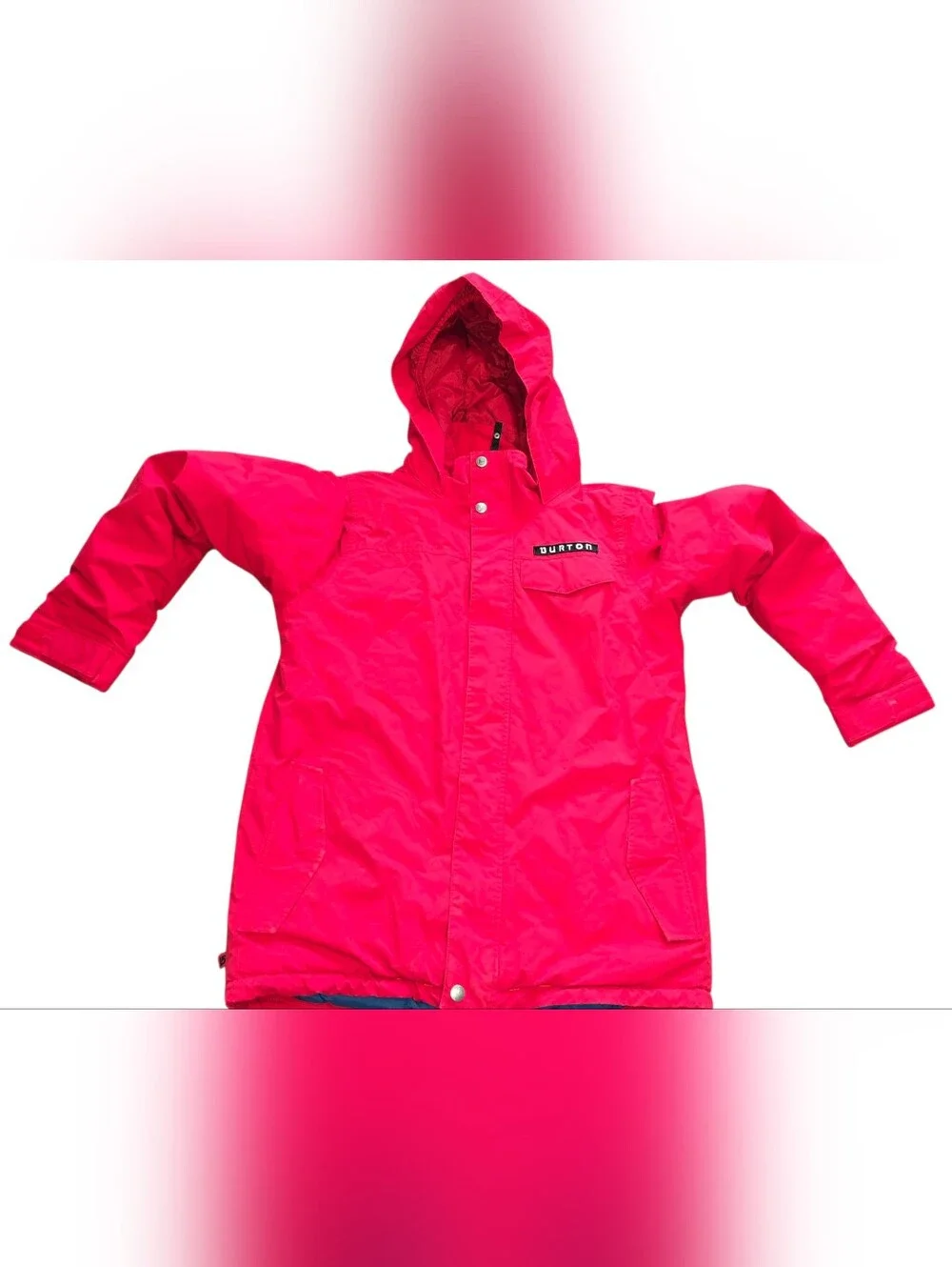 Burton Amped Kids Red Hooded Winter Jacket